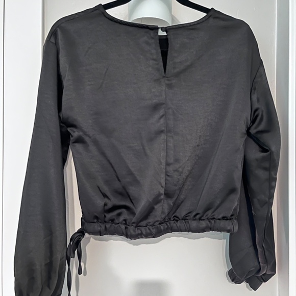 4TH + RECKLESS Long Sleeve Black Blouse Size Small - Picture 2 of 8